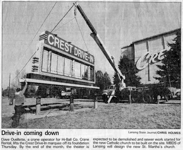 Crest Drive-In Theatre - Old Article From Harry Mohney And Curt Peterson